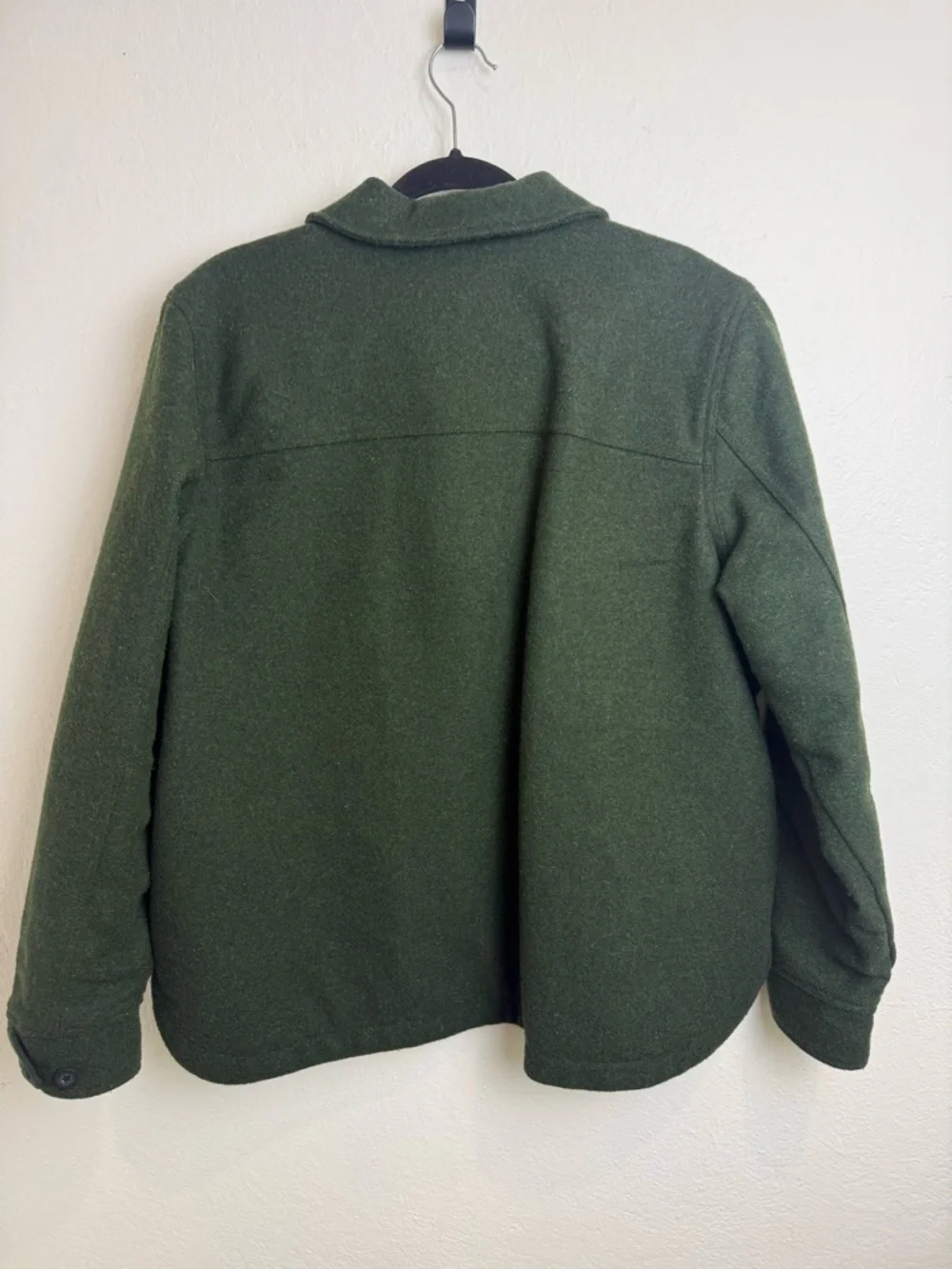 LL Bean Maine Guide Wool Primaloft Jac Shirt Jacket XL Zip Front